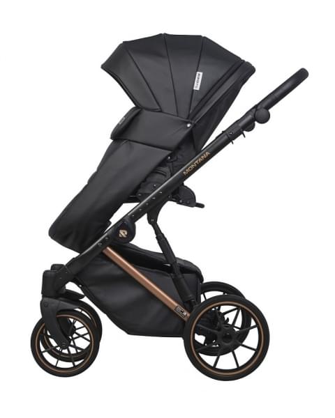 Детская коляска Riko Basic Montana Premium Copper 2 в 1 12 Black