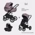Детская коляска Riko Basic Ozon Pastel 3 в 1 02 лиловый
