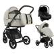 Детская коляска Roan Bass Next 2.0 3 в 1 с автокреслом Tutis Elo Lux EduSky Black BSN/45/2 Marzipan/Black/руч.Cappuccino(2 места)
