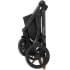 Детская коляска Roan Bass Next Кожа 3 в 1 с автокреслом Tutis Elo Lux EduSky Black RN084/1 Island Stone /Black