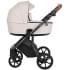 Детская коляска Roan Bass Next Кожа 3 в 1 с автокреслом Tutis Elo Lux EduSky Black RN084/1 Island Stone /Black