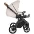 Детская коляска Roan Bass Next Кожа 3 в 1 с автокреслом Tutis Elo Lux EduSky Black RN084/1 Island Stone /Black