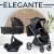 Детская коляска Sweet Baby Elegante 3 в 1 BRD Black