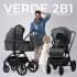 Детская коляска Sweet Baby Verde 2 в 1 427440 Dark Grey