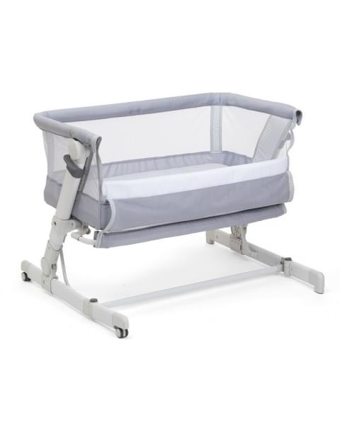 Детская приставная кроватка Chicco Next2Me Pop-Up, Grey Mist (Светло-серый)