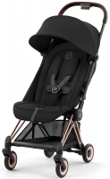 Детская прогулочная коляска Cybex Coya Sepia Black шасси Rosegold
