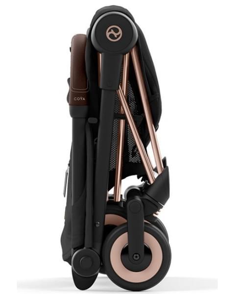 Детская прогулочная коляска Cybex Coya Sepia Black шасси Rosegold