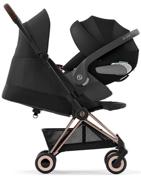 Детская прогулочная коляска Cybex Coya Sepia Black шасси Rosegold