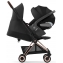 Детская прогулочная коляска Cybex Coya Sepia Black шасси Rosegold