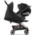 Детская прогулочная коляска Cybex Coya Sepia Black шасси Rosegold