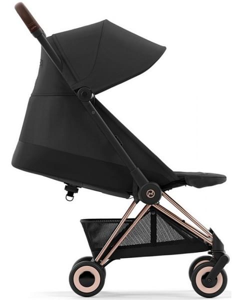 Детская прогулочная коляска Cybex Coya Sepia Black шасси Rosegold