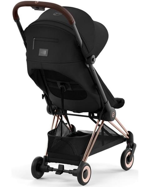 Детская прогулочная коляска Cybex Coya Sepia Black шасси Rosegold