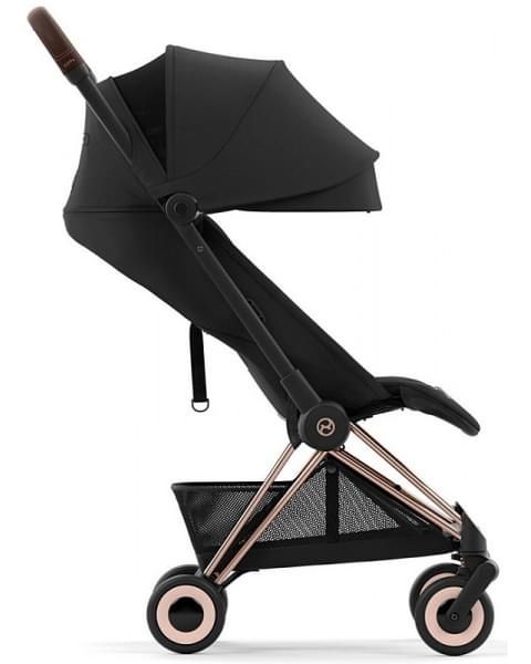 Детская прогулочная коляска Cybex Coya Sepia Black шасси Rosegold