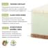 Детский матрас Plitex Aloe Vera Semi Oval 119х60х11 см АВ-20-2