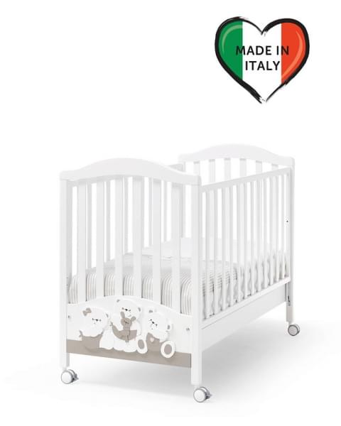 Детская кровать Erbesi Mirtillo белый/песочный