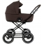 Детская коляска Roan Bass Next Classic 2.0 d12 3 в 1 с автокреслом Tutis Elo Lux EduSky Black BNC/83/2 Turkish Coffe/Black/руч.Cappuccino
