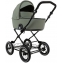 Детская коляска Roan Bass Next Classic 2.0 d12 3 в 1 с автокреслом Tutis Elo Lux EduSky Black BNC/82/2 Sage Green/Black/руч.Black