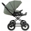 Детская коляска Roan Bass Next Classic 2.0 d12 3 в 1 с автокреслом Tutis Elo Lux EduSky Black BNC/82/2 Sage Green/Black/руч.Black