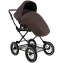 Детская коляска Roan Bass Next Classic 2.0 d12 3 в 1 с автокреслом Tutis Elo Lux EduSky Black BNC/83/2 Turkish Coffe/Black/руч.Cappuccino