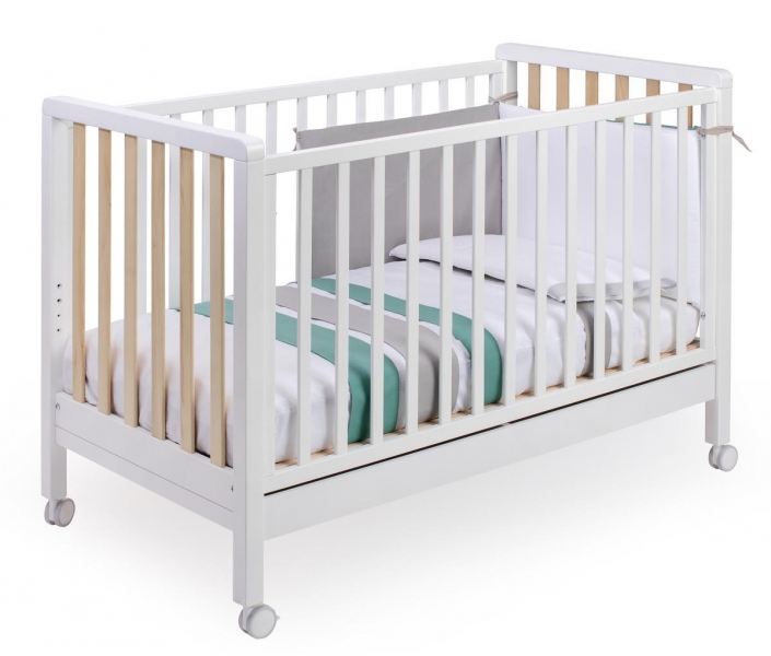 Детская кровать Pali Fleur (Astrid) белый/натуральный