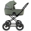 Детская коляска Roan Bass Next Classic 2.0 d12 3 в 1 с автокреслом Tutis Elo Lux EduSky Black BNC/82/2 Sage Green/Black/руч.Black