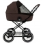 Детская коляска Roan Bass Next Classic 2.0 d12 3 в 1 с автокреслом Tutis Elo Lux EduSky Black BNC/83/2 Turkish Coffe/Black/руч.Cappuccino