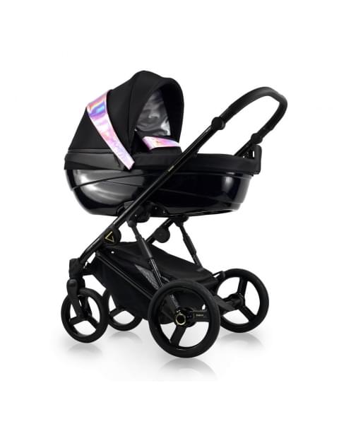Коляска 2 в 1 Bexa Glamour, GL 03 (Черный матовый)