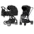 Коляска 2 в 1 Carrello Alfa CRL-6507 / 2024, Midnight Black (Черный)