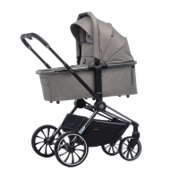 Коляска 2 в 1 Labala Raiz Basic Line 2023, Grey (Серый)