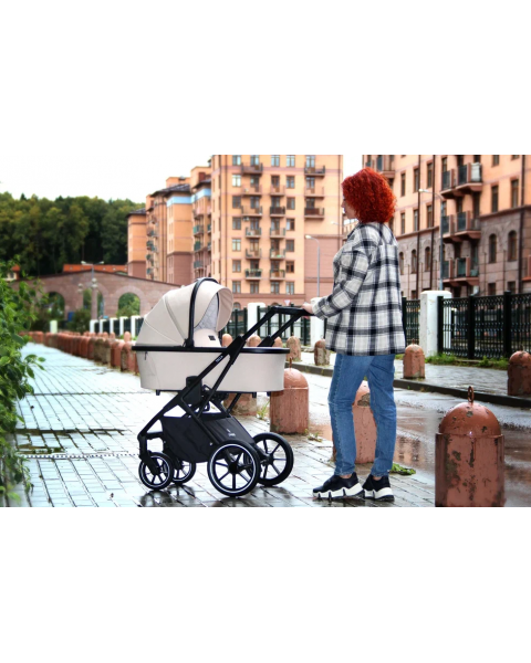 Коляска 2 в 1 Peppy Tecla, Stone (Бежевый)
