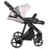 Коляска 2 в 1 Roan Sol Flowers, Powder / шасси Rose Gold (RSF/5001)