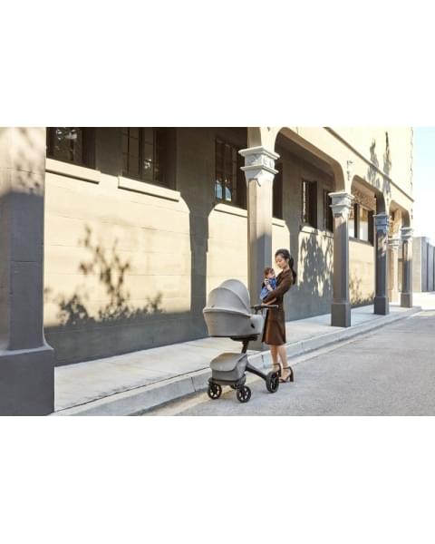 Коляска 2 в 1 Stokke Xplory X, Black / Modern Grey (Серый)