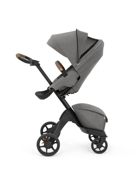 Коляска 2 в 1 Stokke Xplory X, Black / Modern Grey (Серый)