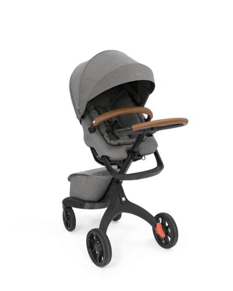 Коляска 2 в 1 Stokke Xplory X, Black / Modern Grey (Серый)