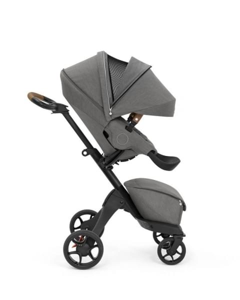 Коляска 2 в 1 Stokke Xplory X, Black / Modern Grey (Серый)