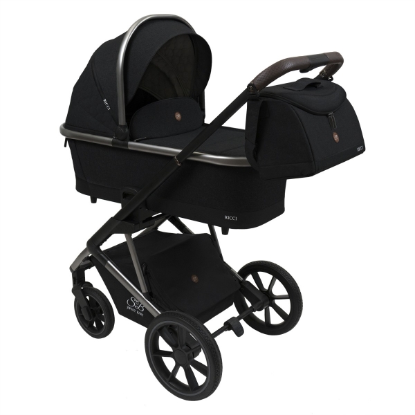 Коляска 2 в 1 Sweet Baby Ricci, Black (Черный)
