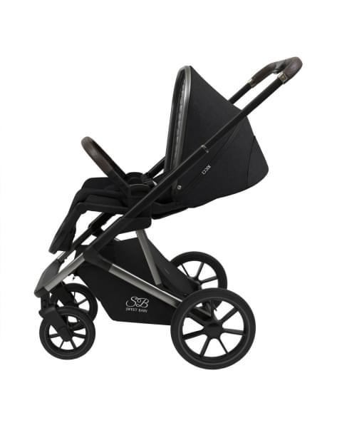 Коляска 2 в 1 Sweet Baby Ricci, Black (Черный)