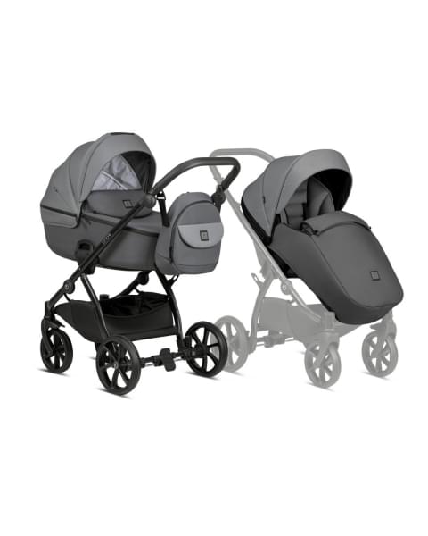 Коляска 2 в 1 Tutis Uno 5+ Earth Collection, Grey (022)