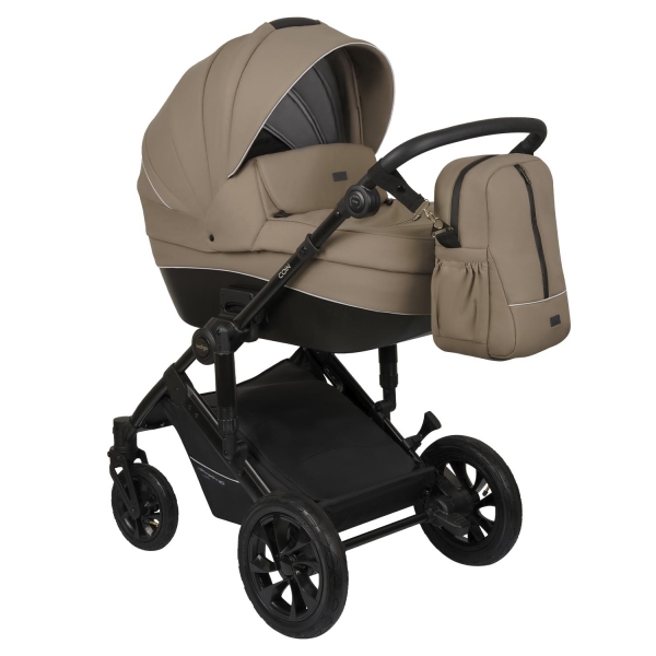 Детская коляска Indigo Coin 2 в 1 темно-бежевый