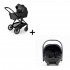 Коляска 3 в 1 Agex Prima Pro, Black (Черный)