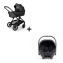 Коляска 3 в 1 Agex Prima Pro, Black (Черный)