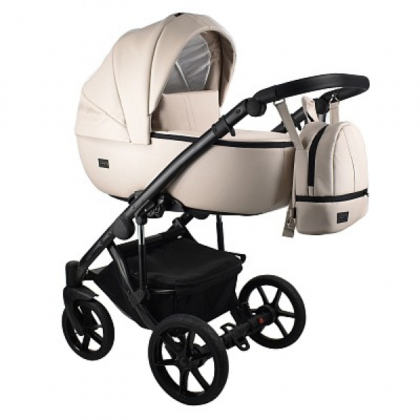 Коляска 3 в 1 Bexa Air Eco, 01 (Бежевая кожа)