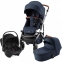 Коляска 3 в 1 Britax Roemer Smile 5Z, Night Blue (Синий) + Автокресло Baby-Safe Core, Midnight Grey (темно-серый)