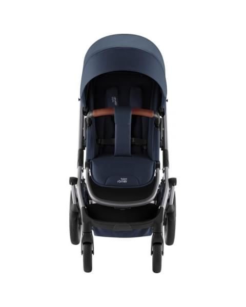 Коляска 3 в 1 Britax Roemer Smile 5Z, Night Blue (Синий) + Автокресло Britax Roemer Baby-Safe Pro Classic (0-13 кг), Deep Black (Черный)