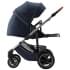Коляска 3 в 1 Britax Roemer Smile 5Z, Night Blue (Синий) + Автокресло Britax Roemer Baby-Safe Pro Classic (0-13 кг), Deep Black (Черный)
