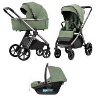 Коляска 3 в 1 Carrello Omega CRL-6535, Perfect Green (Зеленый)