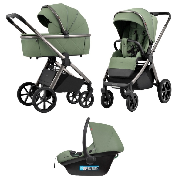 Коляска 3 в 1 Carrello Omega CRL-6535, Perfect Green (Зеленый)