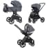 Коляска 3 в 1 Carrello Ultimo CRL-6519 / 2024 с регулировкой высоты, Cool Grey (Серый)