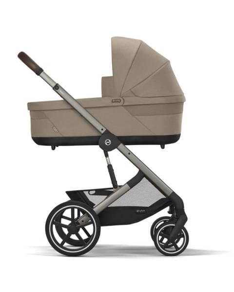 Коляска 3 в 1 Cybex Balios S Lux 2025 цвет Almond Beige + Автокресло Aton B2