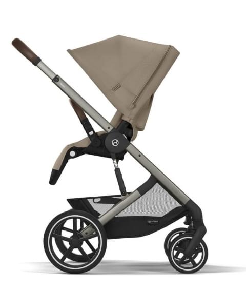 Коляска 3 в 1 Cybex Balios S Lux 2025 цвет Almond Beige + Автокресло Aton B2